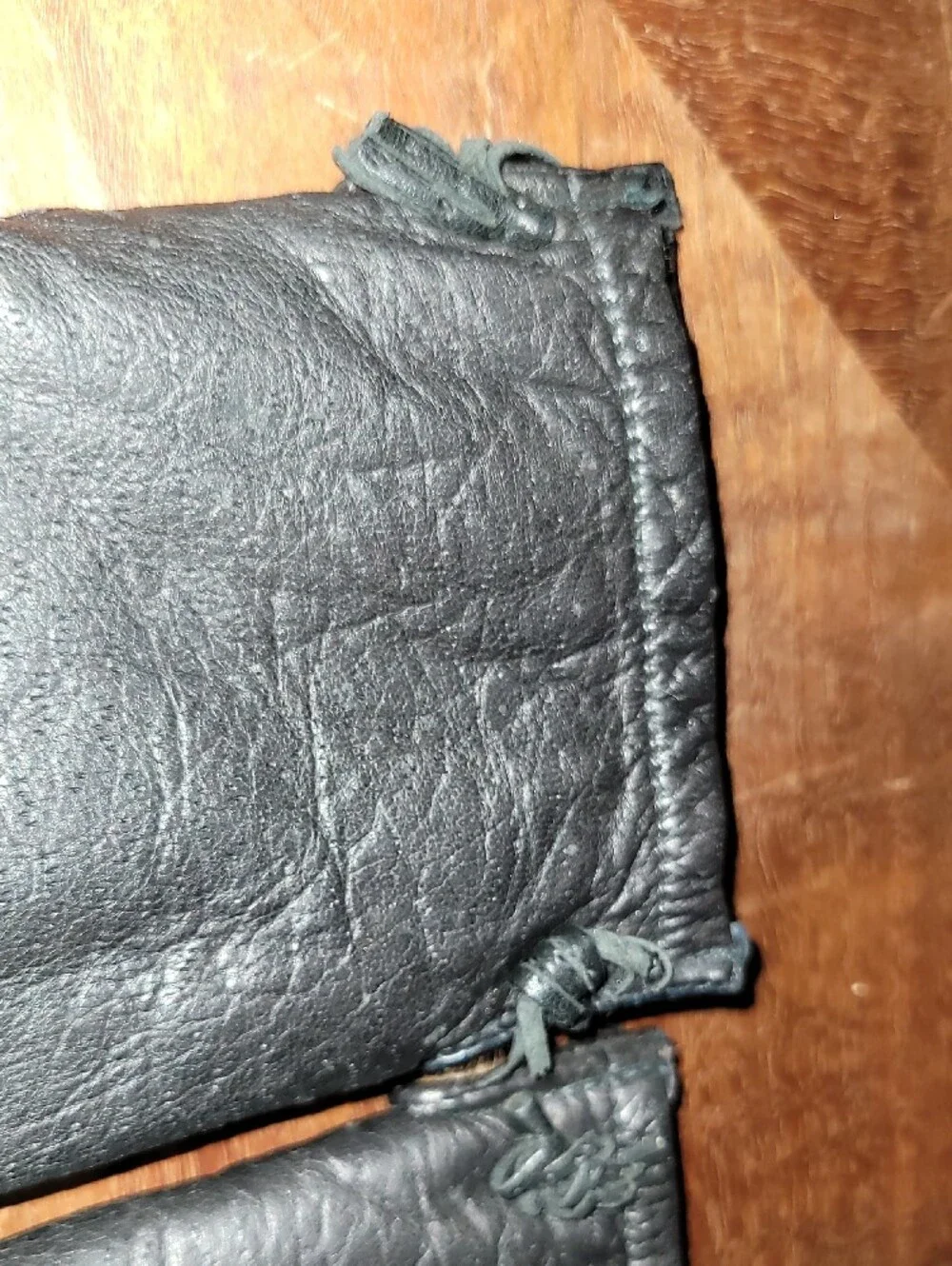 Vintage. Leather Gloves. Rabbit-fur Lining. Womens Medium